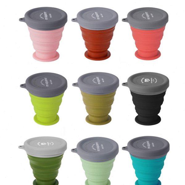 折叠水杯硅胶漱口杯旅行户外便携式创意迷你杯旅游可伸缩水壶杯子,户外/登山/野营/旅行用品,水杯,淘宝优惠券,粉丝福利购,淘宝优惠卷