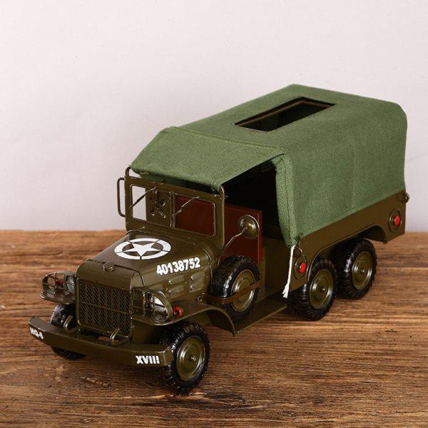 复古铁艺军车模型卡车造型抽纸盒摆件橱窗装饰酒吧餐厅纸巾盒摆饰,饰品/流行首饰/时尚饰品新,摆件,淘宝优惠券,粉丝福利购,淘宝优惠卷