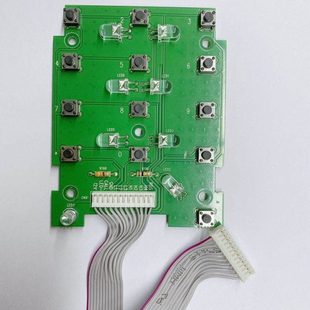 SHIDEAN视得安楼宇对讲单元主机EC12 EC17按键板显示屏维修配件