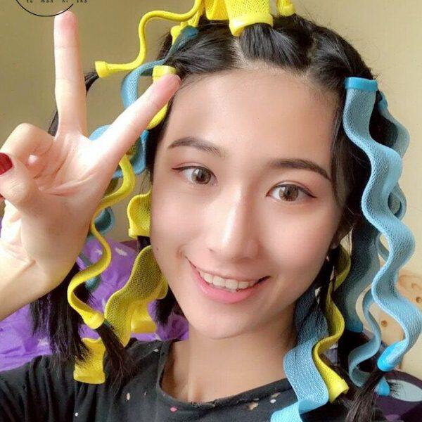 烫发神器自动卷发卷发筒水波纹卷发神器懒人蜗牛睡眠卷塑料盘发器