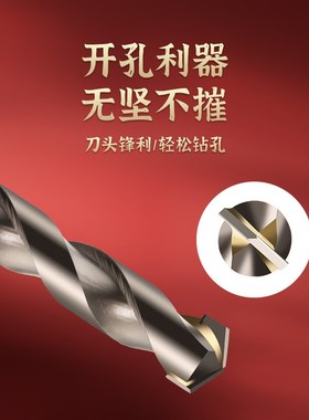 ARTU霸王钻含钴高速钢麻花钻铸铁淬火钢瓷砖混凝土合金刀头钻头