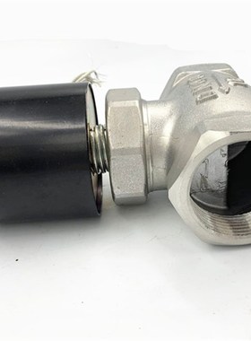 ZBSF不锈钢活塞式蒸汽电磁阀304不锈钢内螺纹 丝扣高温电磁阀1寸