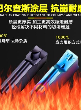 切槽切断数控刀片 MGMN200-J WM1315黑色通用 300-M WMAS彩色淬火