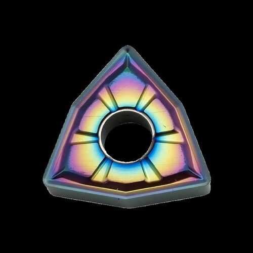 彩色淬火数控刀片 外圆桃型车刀片 WNMG080404/8-OH 硬钢专用车刀