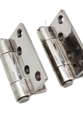 304不锈钢工业平开合页重型合页加厚柜门机械设备铰链HT075-1/2/3