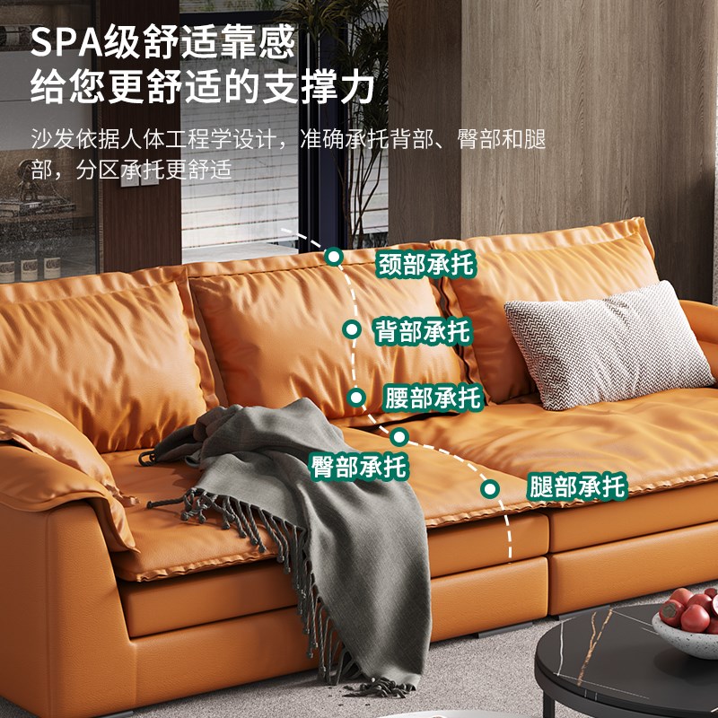 现代简约布艺沙发客厅小户型家用轻奢单双人卧室科技布小沙发家具