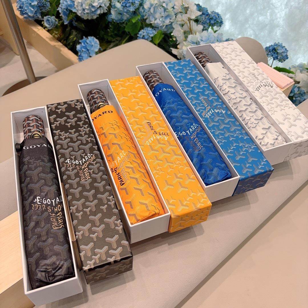 新款狗牙全自动晴雨两用伞网红五折便携黑胶防晒遮太阳轻奢礼品伞