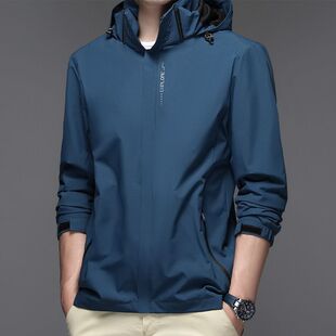 2026春秋男女运动连帽冲锋衣潮流休闲防风帅气外套 开年福利
