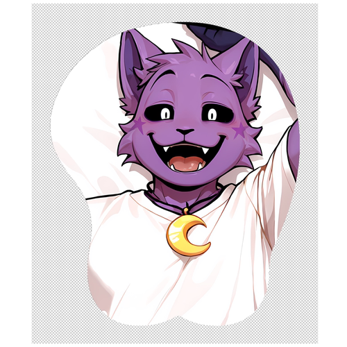 原创-福瑞furry兽人鼠标垫定制肌肉立体3d波比的游戏时间-CatNap