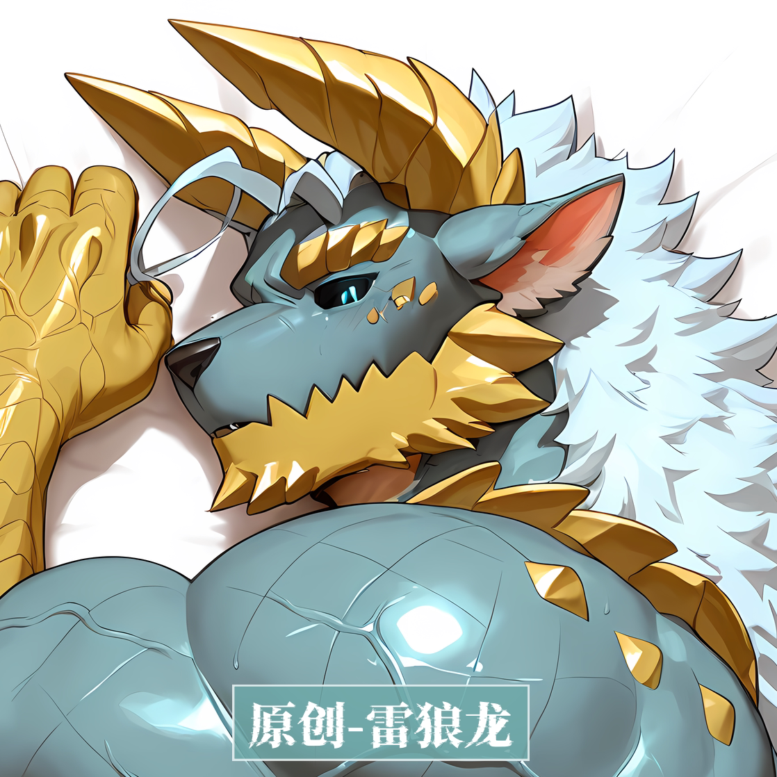 原创-等身抱枕芯套定制胸腹肌人形等人高怪物猎人-雷狼龙长条枕头