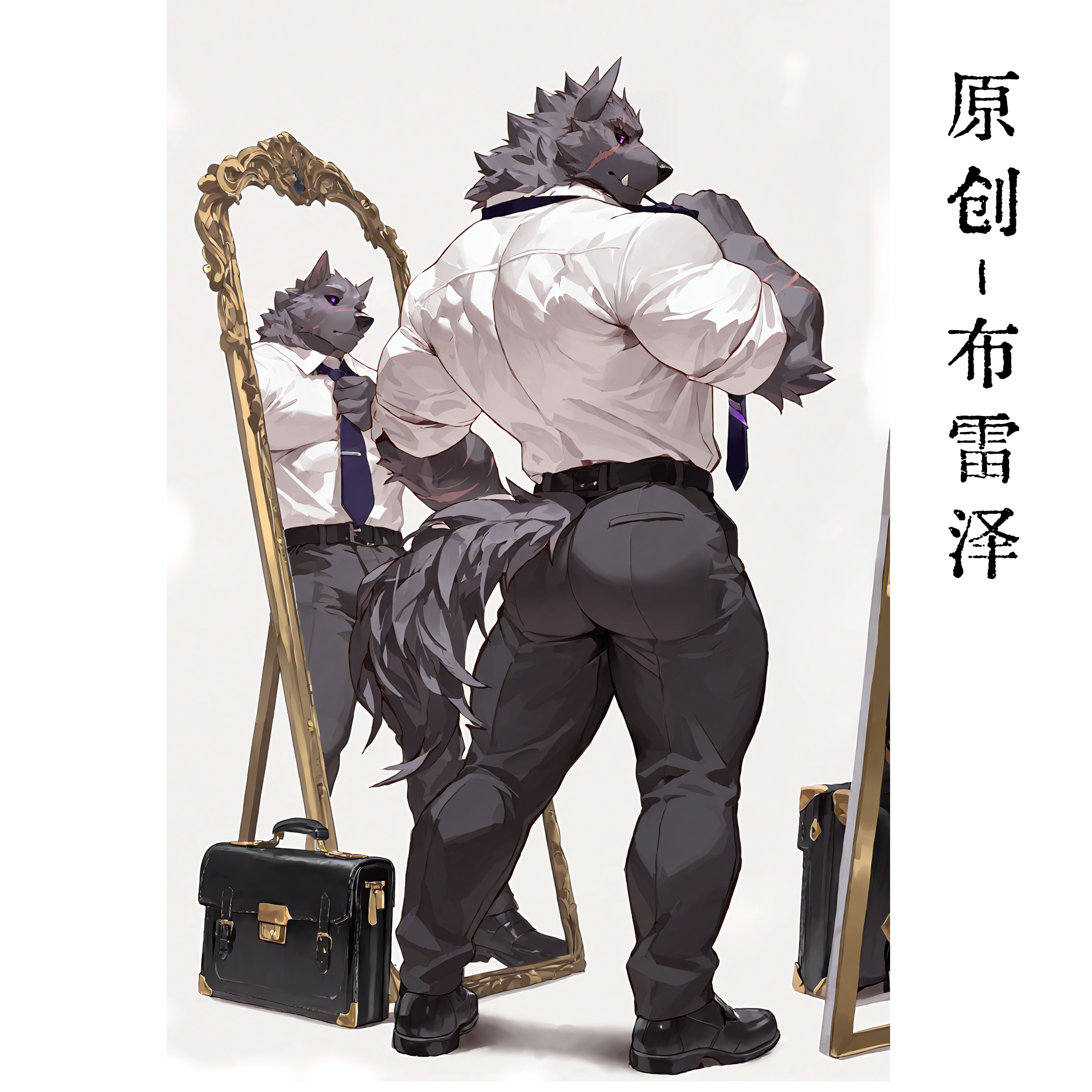 原创-亚克力立牌人形桌面摆件艾尔登法环-布雷泽二次元游戏周边