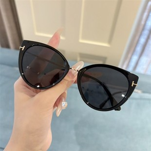 度近视太阳眼镜女可配度数防紫外线开车偏光黑框茶色墨镜男