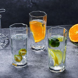 破损包赔玻璃水杯l子家用啤酒杯无色透明喝水杯酒吧杯子厂一件