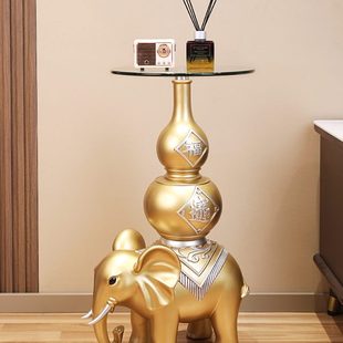 饰品玄关收纳 葫芦大象落地摆件电视柜两边大型乔迁新居礼品客厅装