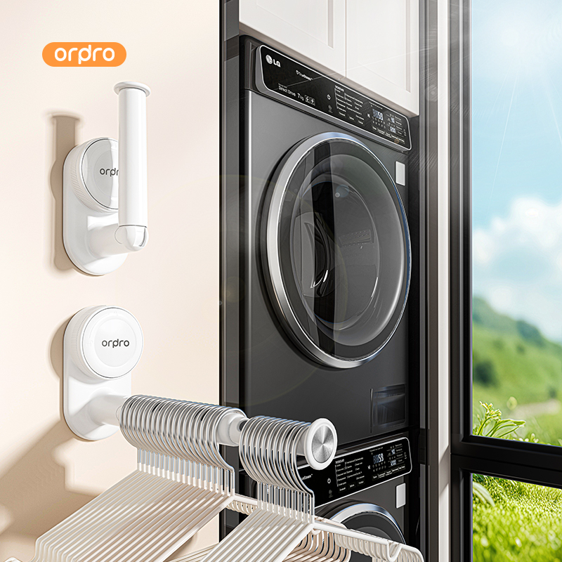 可便携衣架收纳神器吸盘式免打孔