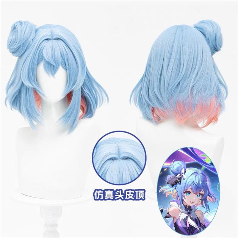 小乔时之魔女cos假发王者荣耀cosplay游戏动漫假毛 虎口夹发包