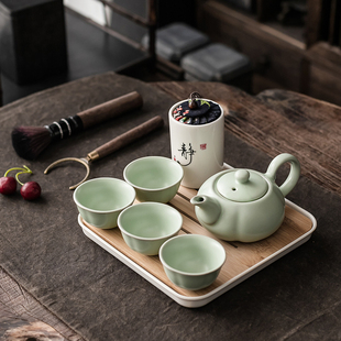 可携式 功夫茶具旅行装 茶杯全套一整套露营桌椅车载茶具茶盘茶壶杯