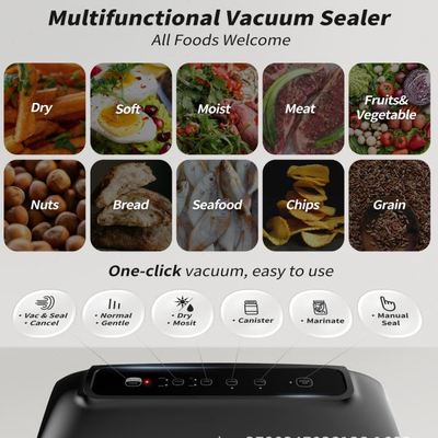 Vacuum Sealer -80kPa Continuous Vacuum Food Sealer真空封口机