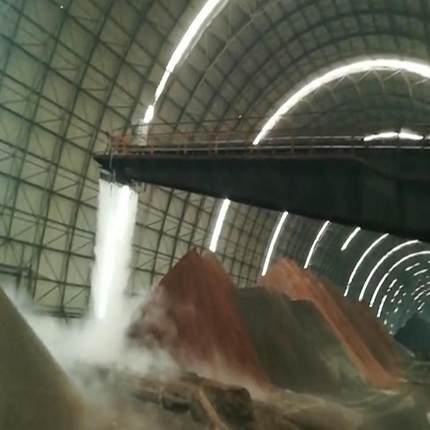 卡车卸料口超微干雾抑尘 火电厂微米级干雾除尘设备 生产厂家