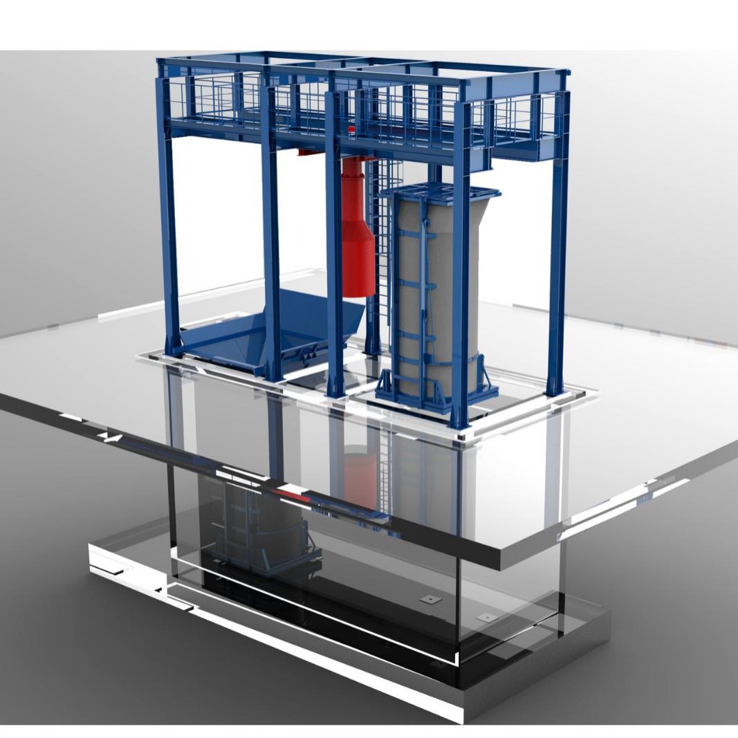 日处理1000吨水平直压垃圾站竖直直压式压缩设备设备互联互通安