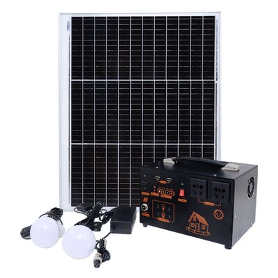 太阳能发电机系统家用小型220v全套光伏板便携户外锂电池一体机