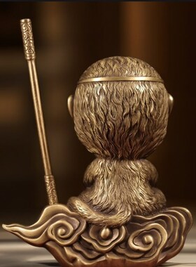 黄铜孙悟空摆件家居摆设齐天大圣工艺品斗战胜佛像铜猴子摆件