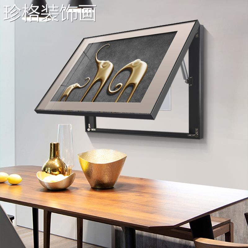 轻奢高WYJK-002档挡电表箱象装饰画现箱代简约配遮电闸电墙壁画吉图片