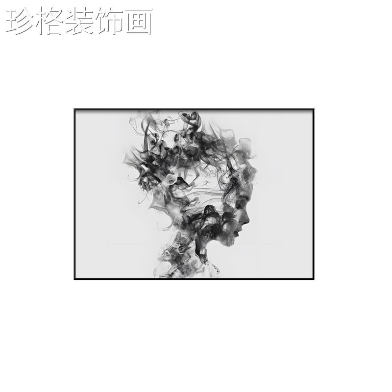 抽象人物电表箱装饰抽象画创意20250710免打孔电箱电闸挡盒开关箱图片