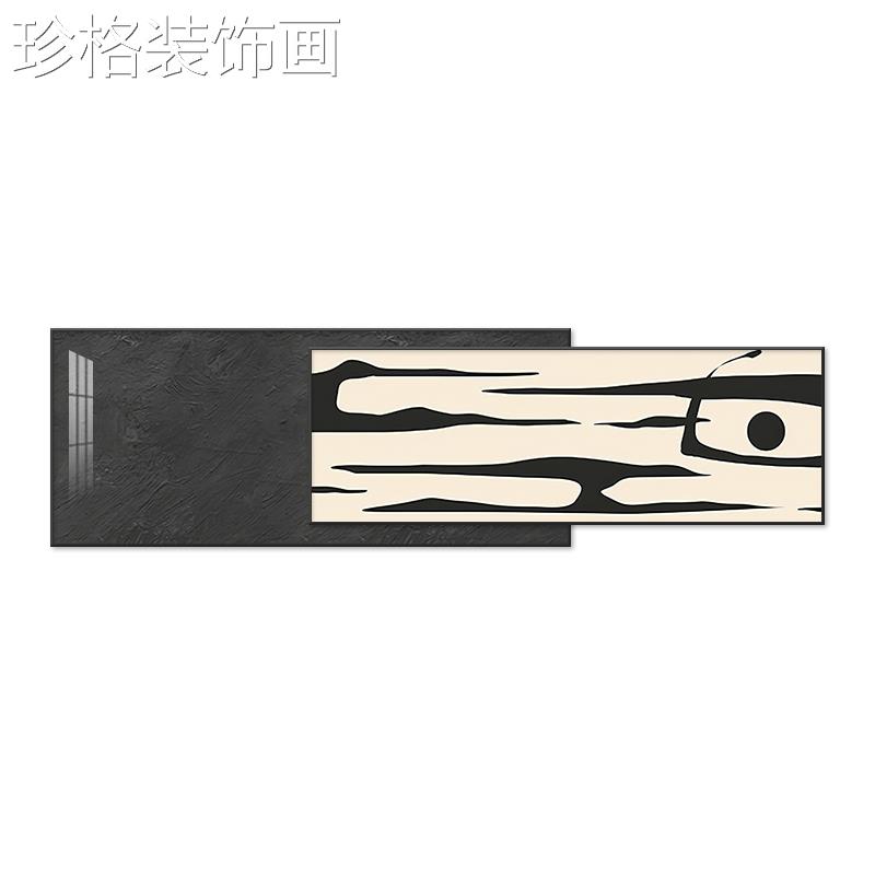 装饰画现代轻奢简约大气发背景墙室床头20230221挂卧画抽客象画厅图片