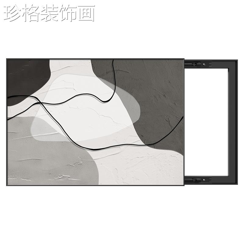 现代箱简约表箱闸装饰画抽象餐厅遮挡配电挂画玄ZTLQ-001关开关电