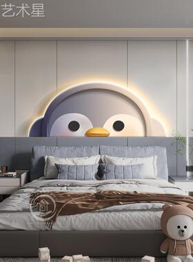 儿童房装饰间画可爱卡通卧室床CFB213头挂画夜光氛围壁墙光画房背