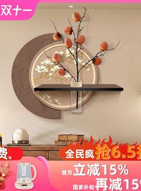 挂中古正风玄关装饰画水培绿植入户对门画走壁廊过道花251014WD鸟