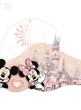 儿童房头装爱饰画LPY-2404卡通米奇室灯画男女孩卧墙面床挂画可公