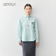 衬衫 Girdear 哥弟简约通勤风百搭宽松轻奢棉质刺绣长袖 1300989
