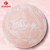 比赛硬迷软皮排球礼物学生专用粉色训练球五花肉5号中考刻字排狂