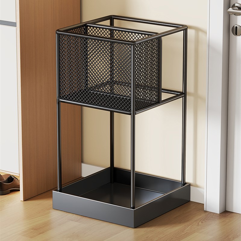 家用雨伞收纳架夹缝雨伞放置架酒店大堂铁艺沥水架入X户门口置物