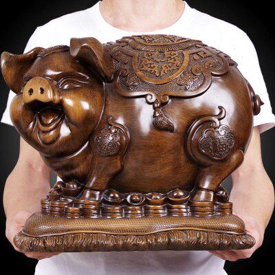存取特大家用大人大号可储蓄罐金猪存钱罐新年复古中国风招财摆件
