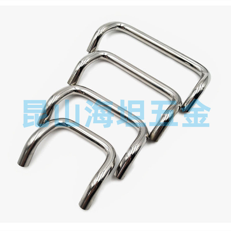 304不锈钢拉h手双折弯实心角型配电箱抽屉焊接工业把手提手 LS532