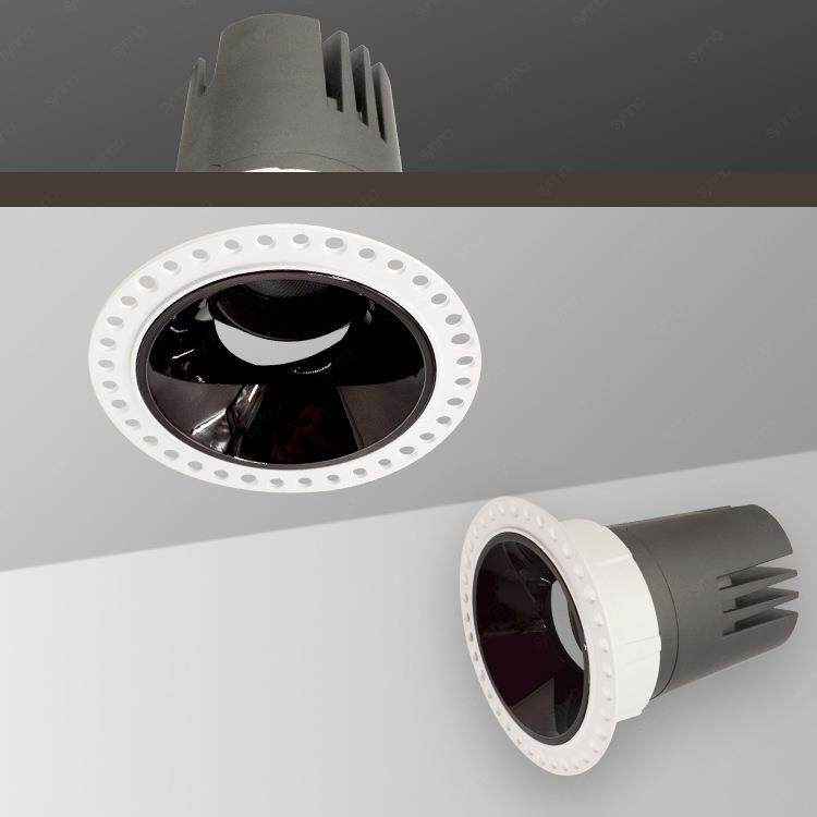 出口贸易led防水筒灯画廊展厅可调角度无主灯无边框天花灯