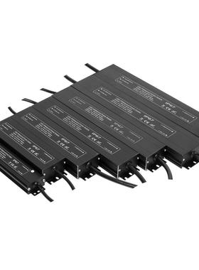 12V/24V黑色长条防水电源60W100W150W200W250W300W350W400W