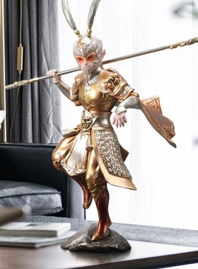 斗战胜佛家居装饰品摆件办公室开业赠礼物齐天大圣孙悟空大型公仔