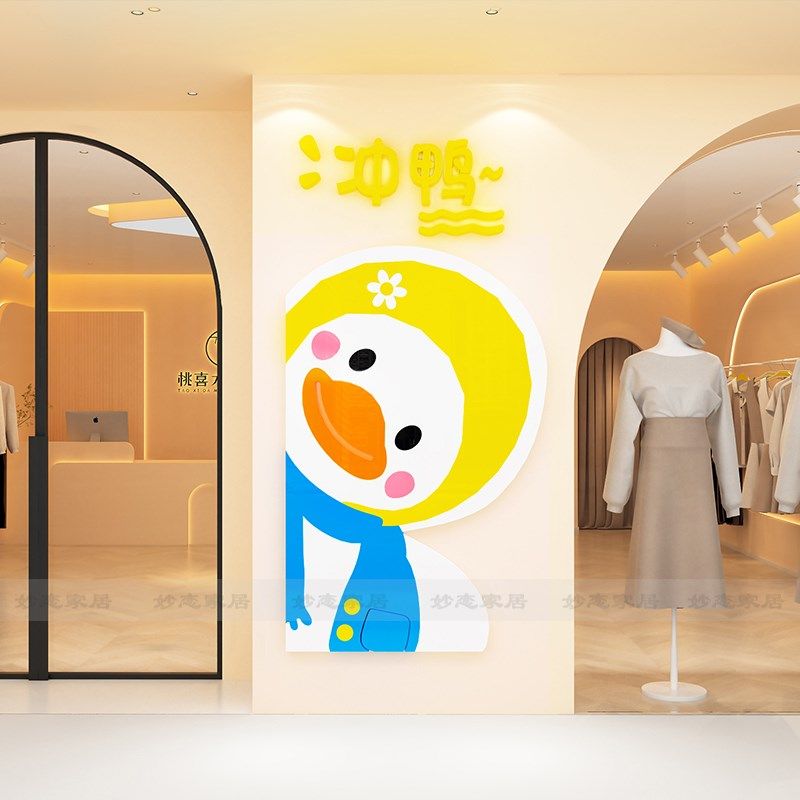 欢迎光临门贴墙贴奶茶店铺墙壁面装饰餐饮饭店创意店铺烧烤墙贴纸