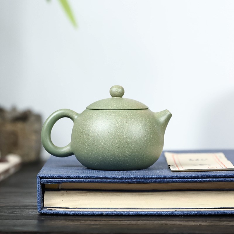 宜兴紫砂壶家用泡茶壶纯全手工壶茶具名家谢晓东原矿豆青泥西施壶