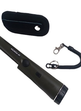 军绿色手持金属探测GP-POINTER携带方便的定位棒绿W橙黑色可