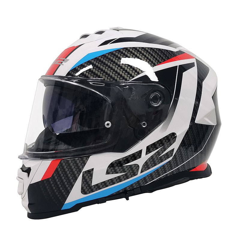 LS2全盔摩托车头盔男女机车跑z盔双镜片防雾四季安全帽夏季FF800