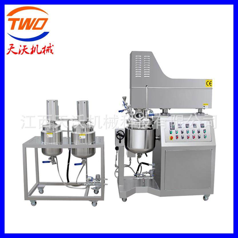 化妆品设备TWO-150L高剪切真空均质乳化机乳化搅拌机