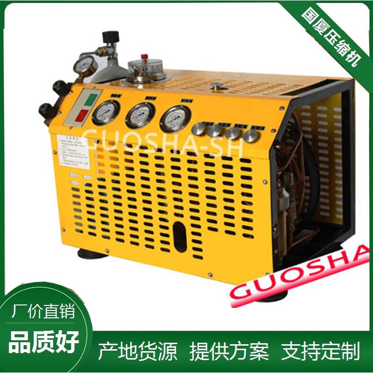 小型便携式空气呼吸器充气泵回转式压缩机100L/min实力厂家