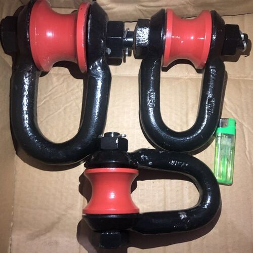 广东高品质船用起重滑轮卸扣式滑车滚轮式卸扣滑轮3吨4T5吨滚轮滑