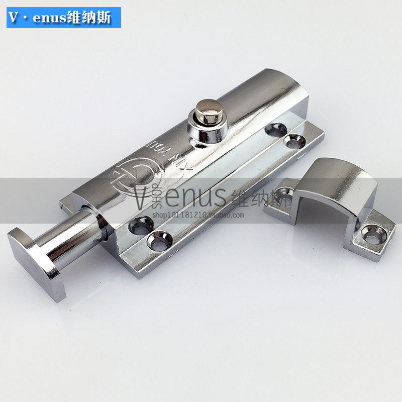 特价4寸锌合金406弹簧插销门插销 工业设备弹簧插销自动门插销