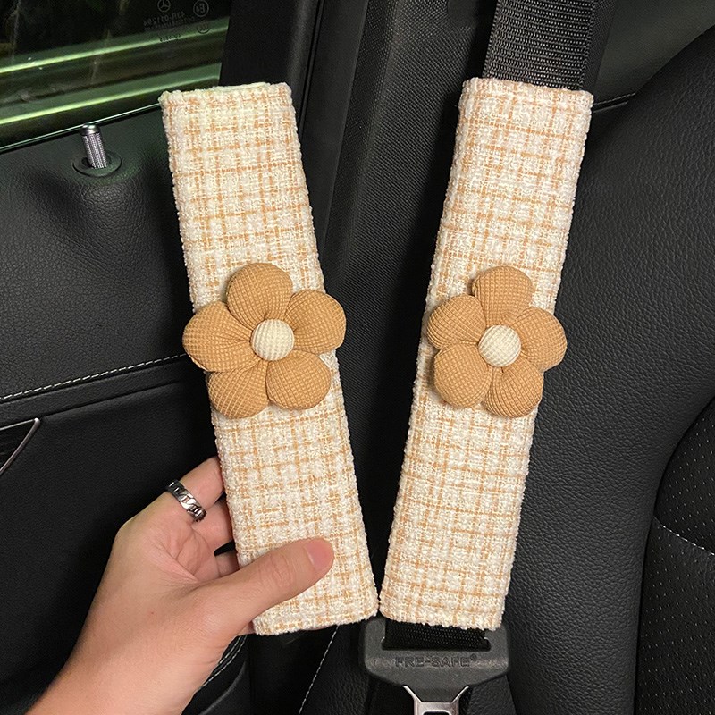 汽车安全带护肩套柔软四季保护加长保险带防勒脖车内装饰用品大全